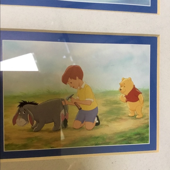 12”Plush Winnie the Pooh, and Disney framed pictures. Sold together as a group. - Picture 9 of 13